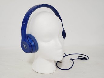BEATS Solo Blue Wired Over The Ear Headphones