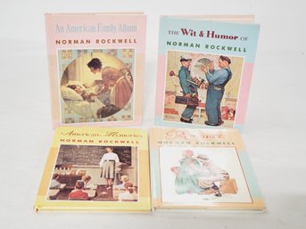 Four 1990s Norman Rockwell Hard Cover Children's Books