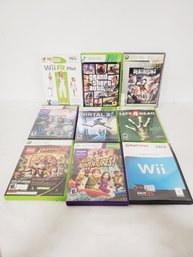 XBOX 360 & Wii Video Games - Grand Theft Auto V, Dance Central, Indiana Jones & More