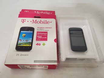 T-Mobile ZTE Zinger Cellphone In Box