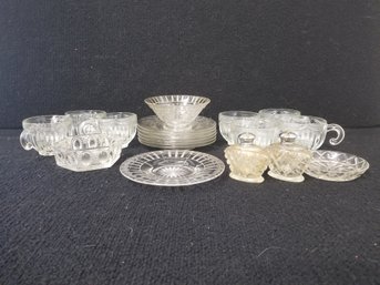 Vintage Glassware: Indiana Glass Royal Punch Cups, Dessert Dishes & More