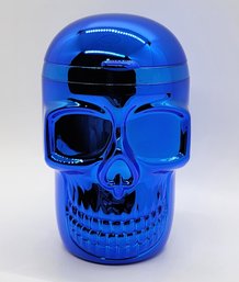 Brand New Blue Portable Skull Ashtray