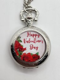 Brand New Happy Valentines Day Pocket Watch