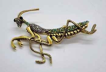 Really Cool Praying Mantis Brooch