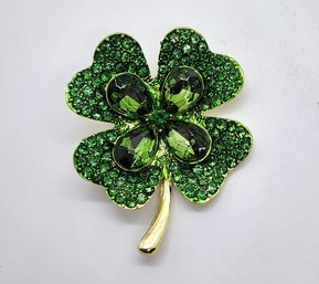 Beautiful Shamrock Brooch