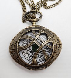 Doctor Strange Eye Of Agamotto Pendant Pocket Watch