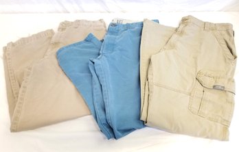 Men's Various Size Casual Dress Pants By Wrangler, Life Well Made & 25A