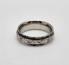 Size 11 Sterling Silver Spinner Ring