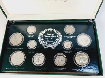 100 Years Of United States SILVER Coin Design 10 Coin Set -  In Display Box