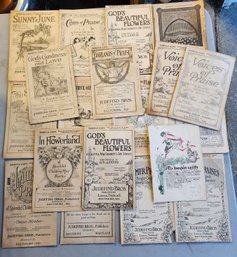 Massive Lot Of Antique Music Ephemera