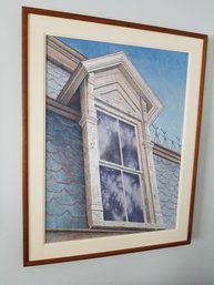 Wood Framed Print - Window Dormer - 30x38