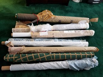 Great Opportunity For The DIY - Lot Of Miscellaneous New Fabric Rolls