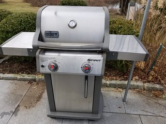 Weber Spirit 2 Burner Stainless Steel Propane Grill W/cover