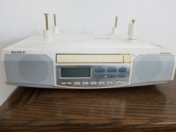 Sony Undercabinet Clock Radio And CD Player