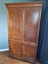 Thomasville Master Chest Armoire - Burl Mahogany