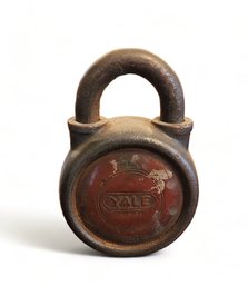 Vintage Yale & Towne Mgf Co. Lock #726 ~ Red Face ~ No Key