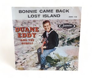 Duane Eddy Jaime 45 Rpm Record Bonnie Came Back ~ Lost Island