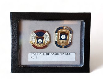 1996 MLB Hal Of Fame HOF Retro Lapel Pin Set ~ 1945 & 1974 Electees  ~ Custom Case