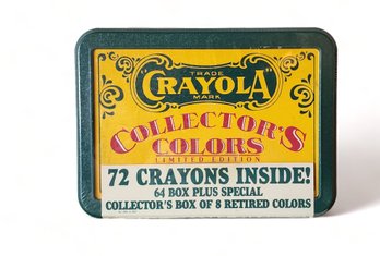 NIB Unopened Crayola Collectors Colors Crayons In Tin Box, 1991