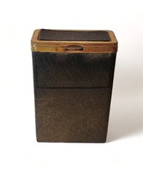 Princess Gardner Leather & Brass Cigarette Case, 1940s Germany