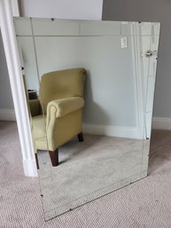 Vintage Virginia Mirror Co Beveled Edge Wall Mirror