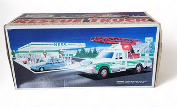 194 Hess Rescue Truck ~ Original Box ~ AS IS ~