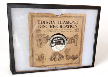 78 Rpm Edison Diamond Disc Re-Creation 50331-L Record In Custom Case