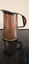 Vintage Copper Water Pitcher