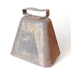 Antique Metal Cow Bell ~ Nice Sound.