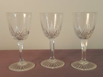 Baccarat France Cordial Glasses Set Of 3