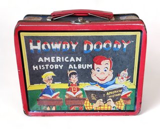 Reproduction 1990s Howdy Doody American History Chiles Lunchbox