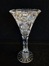 Stunning Antique ABP American Brilliant Antique Deep Cut Crystal Vase