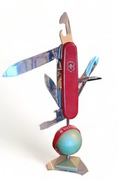 1990s Victorinox Swiss Army Knife Electric Motion Store Display