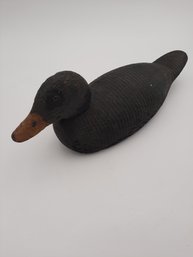 Antique Decoy Duck- Early Example With Glass Eyes