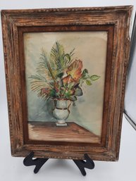 Stunning Vintage Signed Still Life Oil Painting With Marked NEWCOMB-MACKLIN FRAME