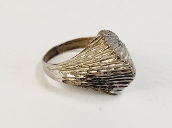 UNIQUE Sterling Silver Stylized Layered Ring