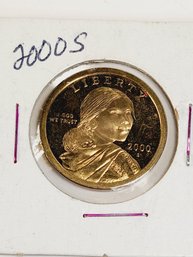 Millennium 2000 -s PROOF Sacajawea Golden Dollar (first Year)