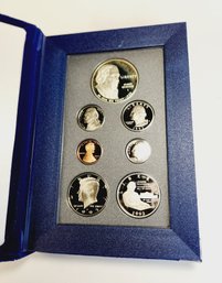 1993 Prestige Set With Box And Original Paperwork (Silver Dollar And Half Dollar)