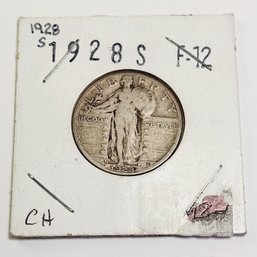 Wow...1928-s Standing Liberty Silver Quarter(s Mint Mark Much Better For This Year)