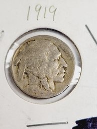 1919 Buffalo Nickel (105 Years Old)