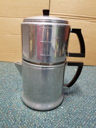 Vintage WearEver Aluminum Stovetop Dripolator 12 Cup Coffee Maker