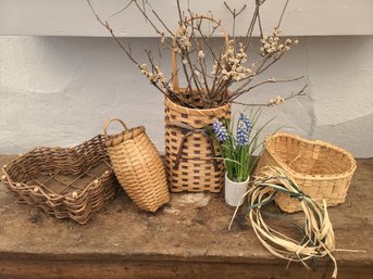 Lovely Vintage Baskets And Accessories