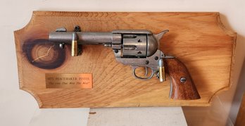 Exact Non Firing Replica US Old West Handguns Pistols ~ 1873 Peacemaker ~ On Wall Mount