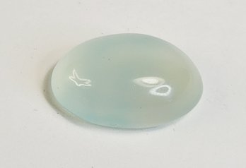 Large 20 Carat  ------ 18x12mm Oval Cabochon Cut Opaque Moon Stone  Loose Gemstone