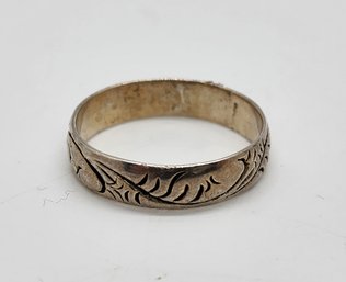 Vintage Sterling Silver Band Ring