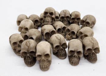 Lot Of 20 Miniature Skulls