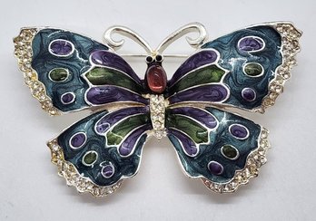 Beautiful Vintage Butterfly Brooch