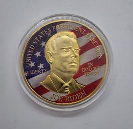 President Biden Coin In Protective Case