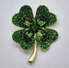 Beautiful Shamrock Brooch