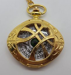 Brand New Doctor Strange Eye Of Agamotto Pocket Watch